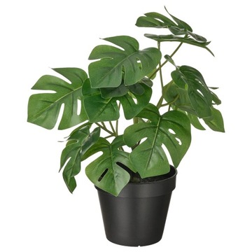 SZTUCZNA ROŚLINA W DONICZCE MONSTERA 12 cm