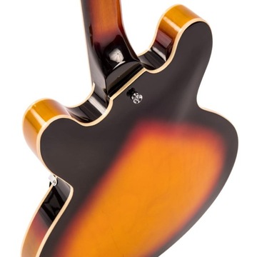 Полуполая винтажная электрогитара VSA500SB Sunburst