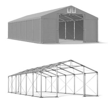 Namiot Przemysłowy 4x12m Magazynowy DAS 620 WP