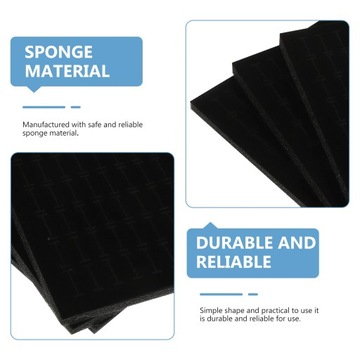 ПЕНОВАЯ ВСТАВКА ДЛЯ ГУБКИ ДЛЯ ШКАТУЛКИ ДЛЯ ЮВЕЛИРНЫХ УКРАШЕНИЙ 4 ШТ.