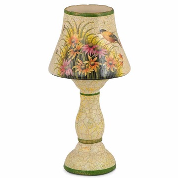 Świecznik ceramiczny lampka łąka 28cm