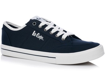 LEE COOPER MĘSKIE TRAMPKI NISKIE GRANATOWE r. 44