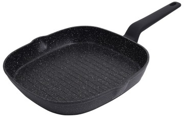 Patelnia grillowa z powłoką marmurową 28cm grill indukcja KLAUSBERG KB-7662