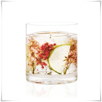 Ваза-цилиндр из стекла В-10 см Г-10 см, погружённая