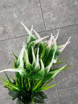 Сапфировый белый сапфир в травяном букете искусственные цветы весна