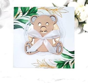 Сувенир на Крещение, Денежная шкатулка, БЕЛЫЙ МЕДВЕДЬ