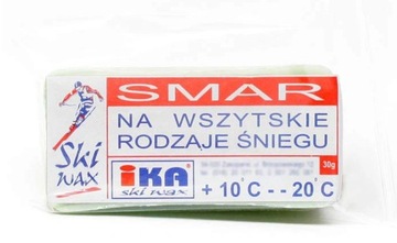 Smar wosk do nart i snowboardu uniwersalny +10 -20 IKA 30g