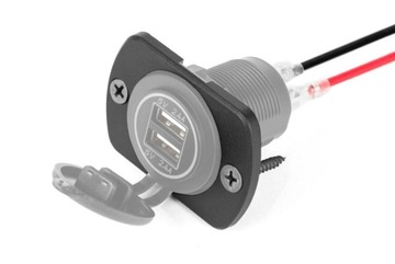 Крышка для USB-розетки MUS РАМКА ДЛЯ УСТАНОВКИ USB-РОЗЕТКИ + КАБЕЛЬ.