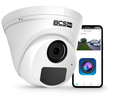 BCS-B-EIP15FR3 Kamera kopułkowa IP 5MPx 2K+ Mikrofon Podgląd P2P IR30m 94°