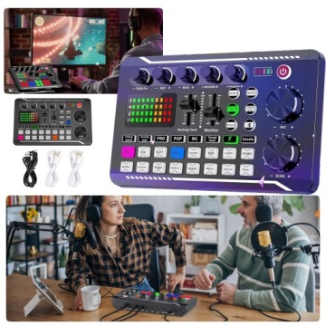 Zvuková Karta Bluetooth Audio Mixážní Pult Dsp Inteligentní Redukce Šumu