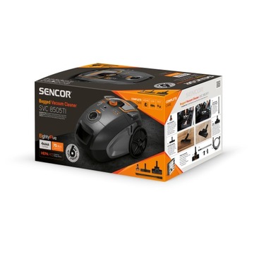 Пылесос Sencor SVC8505TI Дальность действия 11 м Тихий 70 дБ