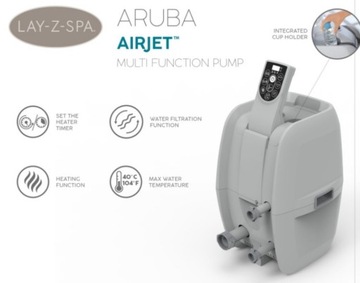 Бассейн с гидромассажем в саду Aruba Bestway 60061