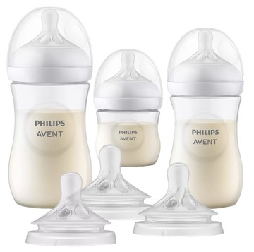 Butelki Avent Natural od najmniejszej do największej 125 260 330 ml