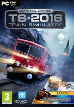 Symulator pociągu TS 2016 PC TRAIN SIMULATOR NOWA FOLIA + 16 DODATKÓW!