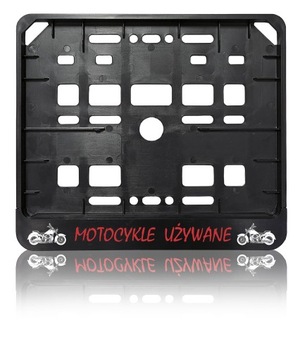 Рамки номерных знаков Рамка для МОТОЦИКЛА С УФ-ПЕЧАТЬЮ БУКВ x100