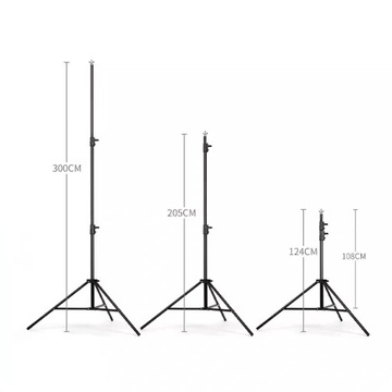 Набор штативов для фотофонов, набор 300 x 700 см, зажимы до 10 кг