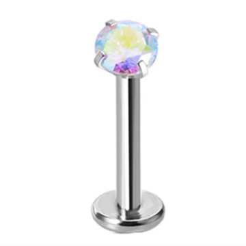 Piercing Labret en forma de corazón para el piezas, pendiente de estrella,