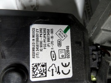 OPEL ANTARA 09R SLOUPEC VOLANT SPÍNACÍ SKŘÍŇKA Z KLÍČKEM 96673458