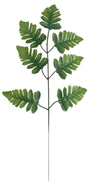 12 ИСКУССТВЕННЫХ ЛИСТЬЕВ ПАПОРОТНИКА 50 СМ