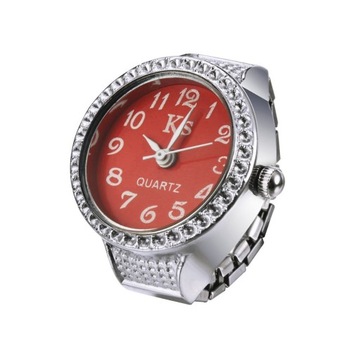Creative anillos Finger Ring Watch Punk Mini