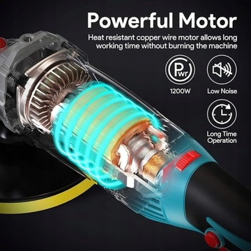 ENEACRO 1200W 6-скоростная полировальная машинка