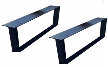 2 x Noga do stołu biurka LOFT H=400mm, W=500mm, profil 80x20mm