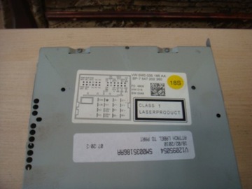 VW POLO V 6R РАДИО ОРИГИНАЛЬНАЯ РАМКА CD MP3 PIN-КОД