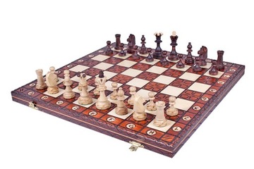 SZACHY JUNIOR (42x42cm) - unikatowe zdobienia