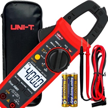 UT-203+ Miernik cęgowy prądu stałego AC/DC Multimetr + POKROWIEC GRATIS