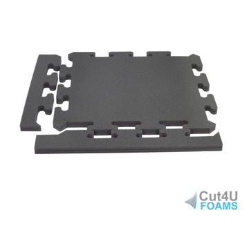 Zestaw 8szt PUZZLI pod basen ogrodowy gr.2cm mata ochronna podłoże izolacja