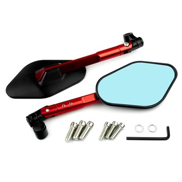 Lusterka motocyklowe Racing REPLIKA czerwone