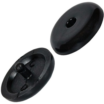 КРЫШКА РЕМНЯ, ЗАМОК ПРЯЖКИ, СТОПОР РЕМЕНЯ, ЗАКЛЕПКА, ЧЕРНЫЙ