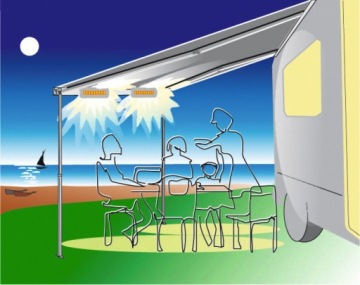 Лампа светодиодная BRAND FIAMMA KIT AWNING 12V 2шт.