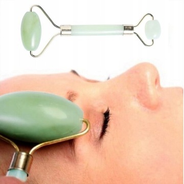 ТАРЕЛКА ГУА ША + МАССАЖНЫЙ РОЛИК 100% НЕФРИТ