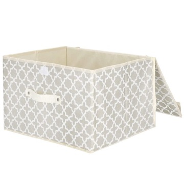 ОРГАНАЙЗЕР ДЛЯ ГАРДЕРОБА ЗАКРЫТАЯ КОРЗИНА-КОНТЕЙНЕР 40х30х25см