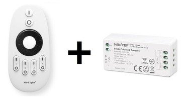 ZESTAW STEROWNIK + PILOT do taśm LED MONO 4 strefy