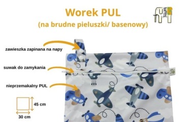 Мешок для подгузников PUL DOGS BLUE Мешки для подгузников 30 x 45 NappiMe