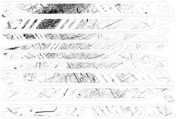 Naklejki na rower EcoViev II text odblaskowa