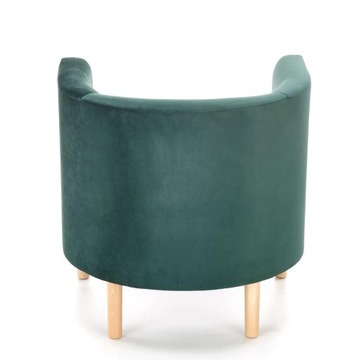 CLUBBY 2 зеленый бархатный стул для отдыха HALMAR
