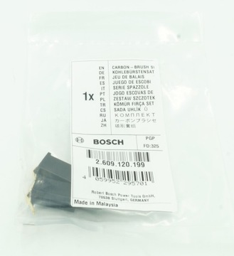 ОРИГИНАЛЬНЫЕ УГОЛЬНЫЕ ЩЕТКИ BOSCH 2609120199 GEX 125-A AE GSS 23 AE GSS 23A