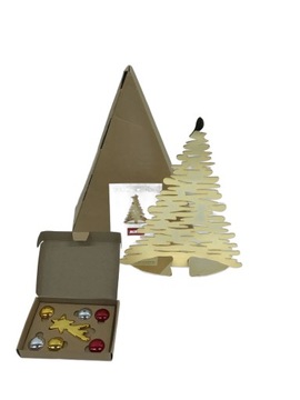 OZDOBA ŚWIĄTECZNA ALESSI, ZŁOTA CHOINKA