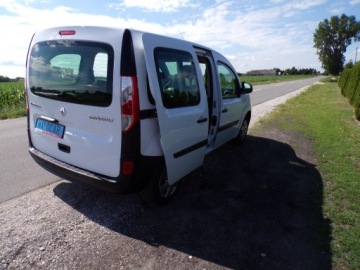 Renault Kangoo II Mikrovan Facelifting 2013 1.5 dCi 90KM 2014 RENAULT KANGO LONG DRZWI ROZSUWANE Z OBU STRON 1.5 DCI, zdjęcie 5