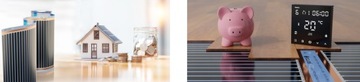 Инфракрасная нагревательная фольга 220Вт/м² Комплект 8м²