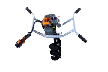 БЕНЗИНОВАЯ БУРОВАЯ СТАНКА НАБОР ШНЕКОВЫХ БУРОВ