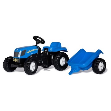 ROLLY TOYS TRAKTOR NA PEDAŁY NEW HOLLAND PRZYCZEPA