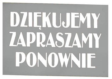 TABLICZKA ZAPRASZAMY GODZINY OTWARCIA 25x19 orange