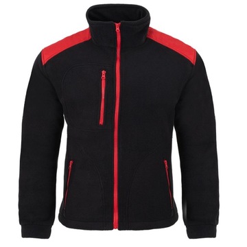 POLAR GRUBY BLUZA POLAROWA ROBOCZA BLACK RED 3XL