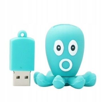 PENDRIVE USB SZYBKI FLASH DRIVE ULTRA PAMIĘĆ ZAWIESZKA PEN OŚMIORNICA 16GB
