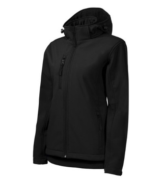 Performance softshell kurtka damska wodoodporna czarna XL