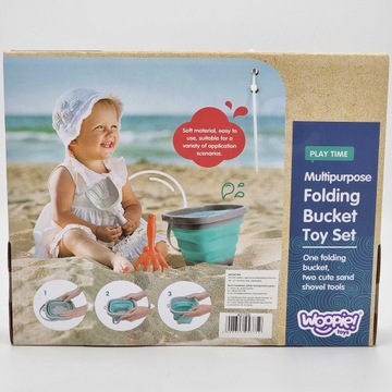 СКЛАДНОЕ ВЕДРО RABBLE ЛОПАТА ДЛЯ ПЕСКА ВУПИ